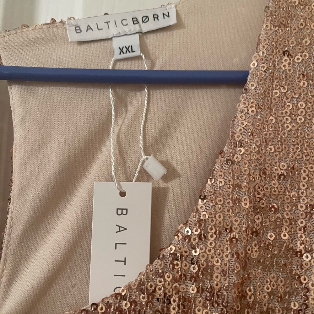 Baltic Born Gatsby Sequin Gown Nwt - image 4